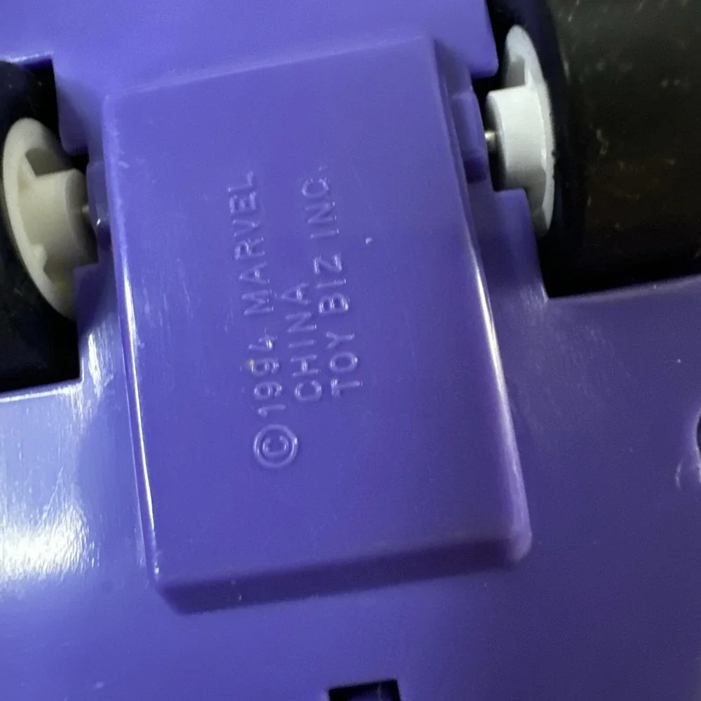 Vintage 1994 Marvel‎ Toy Biz Purple Lunar Moon Crater Rolling Base Accessory